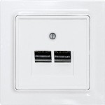 Eltako UAE55E/2-wg UAE/IAE-Abdeckung 2-fach für E-Design 30055842 