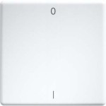 Eltako W-F1T55E-rws/glänz Wippe lasergraviert 55x55mm reinweiß glänzend 30055949 