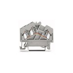 Wago 280-641 3-Leiter-Durchgangsklemme 2,5mm² mittige Beschriftung grau 100 Stück 