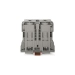 Wago 285-1185 2-Leiter-Durchgangsklemme 185mm² seitliche Beschriftungsaufnahmen grau 5 Stück 