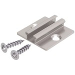 EVN NVSCLIP Montage Clip für Aluprofile Edelstahl 2er Set 