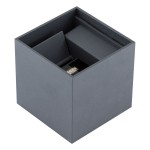 EVN LED-Wandanbauleuchte 2-flammig 3000K IP54 anthrazit 240V 