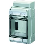 Hensel KV PC 9104 KV 90-Automatengehäuse Polycarbonat 4,5 Teilungseinheiten (4,5x18 mm), IP 65 