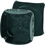 Hensel KF 0200 B Kabelabzweigkasten bis 2,5 qmm ohne Klemme, schwarz 