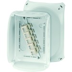 Hensel KF 1610 G Kabelabzweigkasten 2,5-10 qmm 3phasig, 16 qmm 1phasig, 5pol. Klemme 