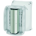 Hensel RK 1024 T Reihenklemmenkasten 1,5-6 qmm, 24 Klemmen WT 4, mit Außenbefestigung 