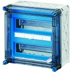 Hensel Mi 1226 Mi-Automatengehäuse, 24 Teilungseinheiten, Scharnierdeckel 