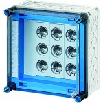 Hensel Mi 3263 Mi-Sicherungsgehäuse, 3x3x63A, DIII, E33 auf Sammelschiene 250 A, 5polig 