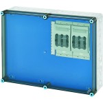 Hensel Mi 6626 Mi-NH-Sicherungslasttrennschaltergehäuse 2x3x NH00,a. Sammelschiene, 250A,5p. 