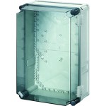 Hensel Mi 9310 Mi-Einzelleergehäuse, Einbaumaße 275x425x191mm, transparenter Deckel 