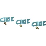 Hensel Mi AL 40 Außenlaschen, 4 Stück, für außenliegende Gehäusebefestigung 