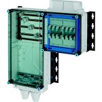 Hensel Mi AS 6142 anschlussfertiger Verteiler 2x3xNH 00 , 125 A, 5polige Sammelschiene 250 A 