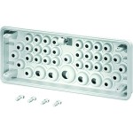 Hensel Mi FP 38 Anbauflansch, 29x7-12 mm, 4x7-14 mm, 4x11-20 mm, 1x16-29 mm 