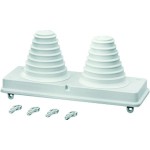 Hensel Mi FP 72 Kabeleinführungsflansch 2x 30 bis 72 mm Durchmesser 