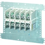 Hensel Mi VE 125 Einspeisungsklemme, 150 qmm, 5polig, auf Einbauplatte 