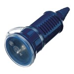 Mennekes 10843 Kupplung Schuko 16A 2p+E 230V IP44 BL 