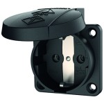 Mennekes 11032 Anbaudose Schuko 16A 2p+E 230V IP54 SW 