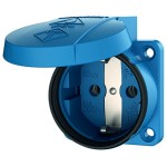 Mennekes 11331 Anbaudose Schuko 16A 2p+E 230V IP54 BL 