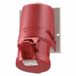 Mennekes 32 Wanddose TwinCONTACT 32A 5p 6h 400V IP44 