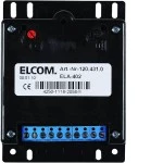 ELCOM 1204310 ELA-402 Türlautsprecher Einbau für Türsprechanlagen mit 1+n Technik, schwarz 