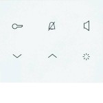 ELCOM REA121Y Innenstat. Audio 2D polarweiß glä. TOUC 