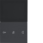 ELCOM REA654Y Innenstation Video Komfort AP 2Draht anthrazit matt TOUCH für Videosprechanlagen 