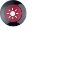 ELCOM REH115Y LT-104 L.-Taster LED schwarz 