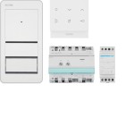 Elcom HOME Set aud AP 1WE polarweiß glänzend/weiß REP111Y 