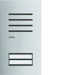 ELCOM REQ002Y Türstation Audio 2/1 2Draht Edelstahl matt ONE für Türsprechanlagen 