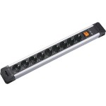 BACHMANN 330.102 CONNECTUS Steckdosenleiste 9x Schutzkontakt, Kunststoff, mit Schalter, 2,0m 