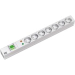 BACHMANN 333.405 19 Steckdosenleiste 7-fach mit ÜS mit Schalter 