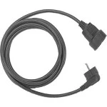 BACHMANN 341.185 Schutzkontakt-Verlängerungskabel, 230VAC, schwarz, 3 m 