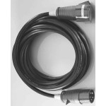 BACHMANN 346.171 Extension 5G4mm² schwarz, H07RN-F CEE 16A rot 400V, 10 m 