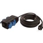 BACHMANN 349.044 Verteilersteckdose 4x CEE7/3 10m, IP44 