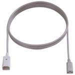 BACHMANN 356.974 Kaltgeräteverlängerung H05VV-F 3G0,75mm², C14 / C13, grau, 2 m 