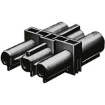 BACHMANN 375.500 Zwischenkupplung GST18/GST18 , schwarz 