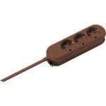 BACHMANN 388.471 SMART 3xCEE7/3 braun, 3x Schutzkontakt 
