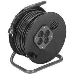 BACHMANN 392.181 Schutzkontakt-Aufrollkabeltrommel 4fach 230VAC, 50 m 