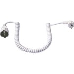 Bachmann 672.280 Schutzkontakt-Spiralverlängerung 2 Meter weiß 
