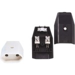 BACHMANN 900.004 Euroflachkupplung 2,5A/250VAC, Montage, schwarz 