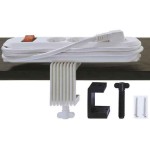 BACHMANN 919.273 Schraubhalterung, Schraubhalterung für SMART Line weiß 