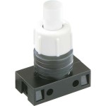 Bachmann 924.149 Einbau-Taster weiß Gew.Länge 8-15,0mm 