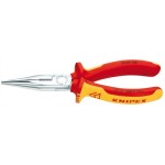 Knipex 2506160 Flachrundzange mit Schneide 160mm 