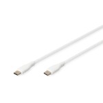 Digitus AK-300341-020-W USB-C Silikon Anschlusskabel, 2m, weiß 