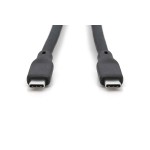 Digitus AK-300342-005-S USB Silikon Kabel, USB 10Gbps, 0,5m, schwarz 