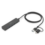 Digitus DA-70236 USB 3.0 Hub 4-Port, Slim Line 