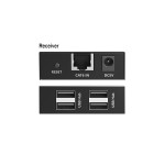 Digitus DA-73120 USB 2.0 CAT Extender, 4 Port USB-A, 150m 