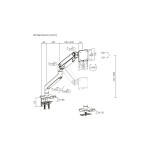 Digitus DA-90473 Single Monitorhalterung, 49, 20 kg 