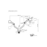 Digitus DA-90474 Dual Monitorhalterung, 2x 45, 2x 20 kg 