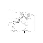 Digitus DA-90476 Single Monitorhalterung, 57, 27 kg 